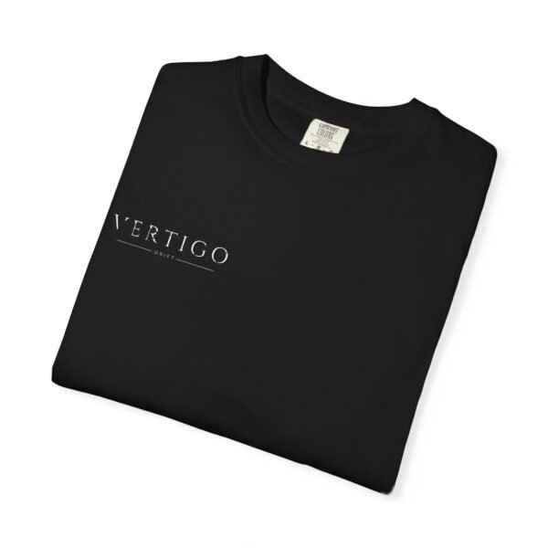 copy of vertigo v monogram t shirt — minimalist gothic logo tee