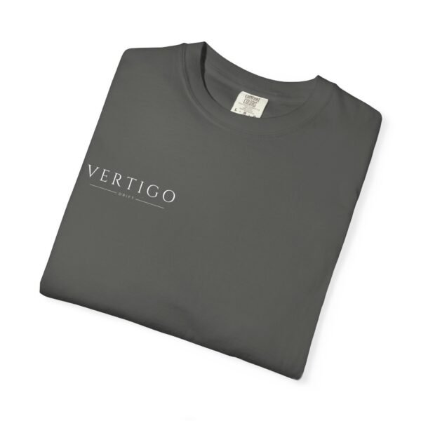 vertigo v monogram t shirt — minimalist gothic logo tee