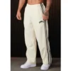 ya jogger pantalones de chándal para hombre gimnasio deportes fitness empalme tiras impresión mediados de cintura pantalones casuales moda hombres ropa pierna ancha pan