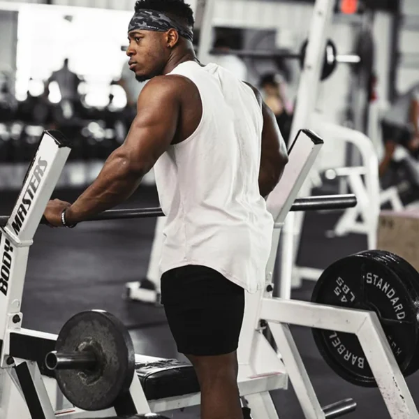 camiseta deportiva sin mangas de secado rápido para hombre